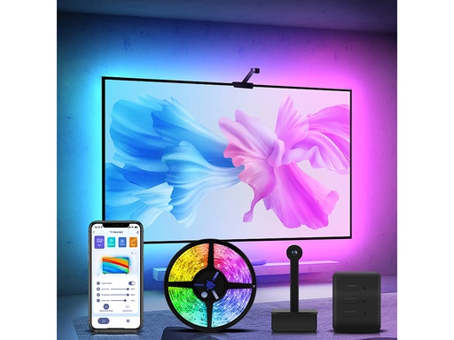 [Y106] Éclairage LED Wifi synchronisé 3,8 m avec caméra pour TV de 55 à 65 pouces