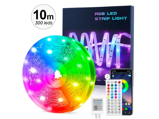 [Y110] Ruban LED Bluetooth 10 m connecté avec télécommande