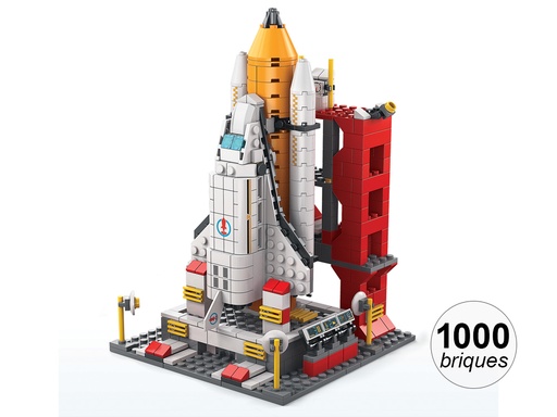 [TK424] Jeu de construction 6 en 1 - Thème Espace - 1000 briques
