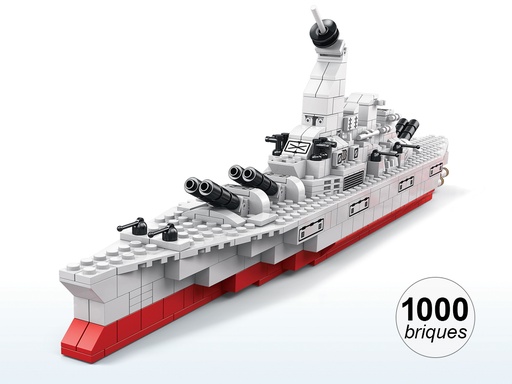 [TK427] Jeu de construction 6 en 1 - Thème Militaire - 1000 briques