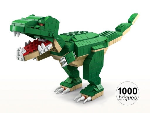[TK428] Jeu de construction 6 en 1 - Thème Jurassique - 1000 briques