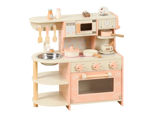 [TK451] Cuisine en bois avec accessoires